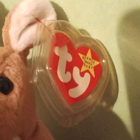 Ty Beanie Babies - Pouch Kangaroo 1996 *RARE, ERRORS* (Excellent, Retired, Baby - Picture 2 of 8